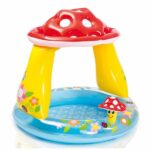 INTEX Piscină gonflabilă pentru copii cu baldachin “Ciuperca” 102х89 cm, 45 L, 1-3 ani