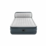 INTEX Матрас VELUR 152x236x86cm co СПИНКОЙ и встроенным насосом
