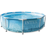 INTEX Бассейн BEACHSIDE METAL FRAME 305x76cm, 4485Л, металлический каркас