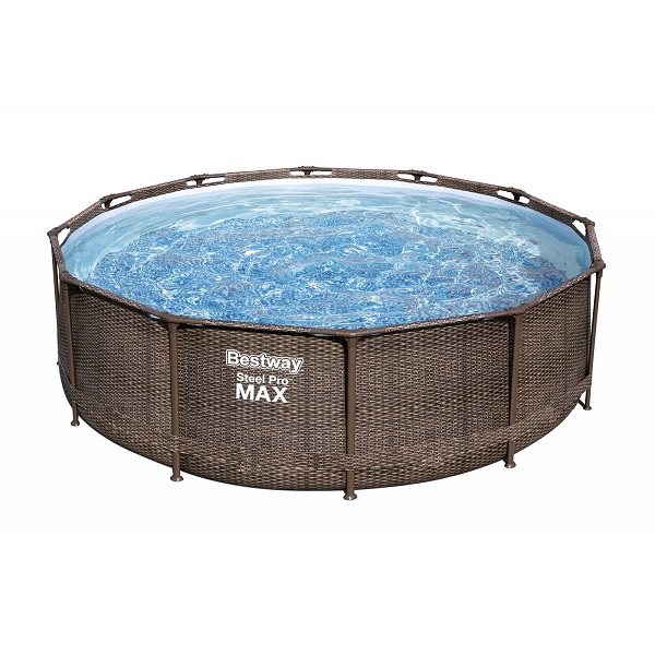 Bestway Бассейн Steel Pro Max ROTANG 366x100cm, 9150Л, метал каркас