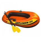 INTEX Надувная лодка “Explorer 200” с веслами и насосом, 185x94x41 см, до 95 кг, 6+