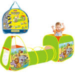 Игровой тоннель с палаткой и игровым кубом