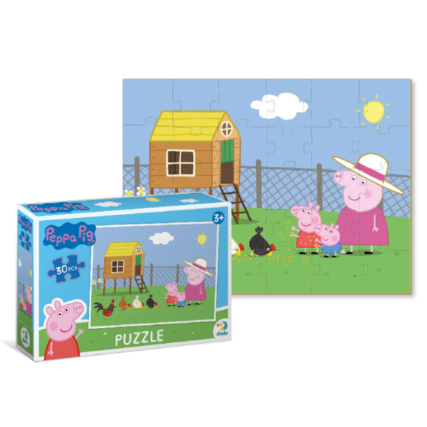 Puzzle "Peppa și puișorii", seria Purcelușa Peppa, 30 elem.