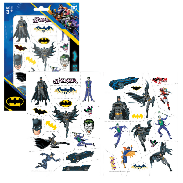 Набор детских временных татуировок "Batman: Герои Готем Сити", 40 шт.