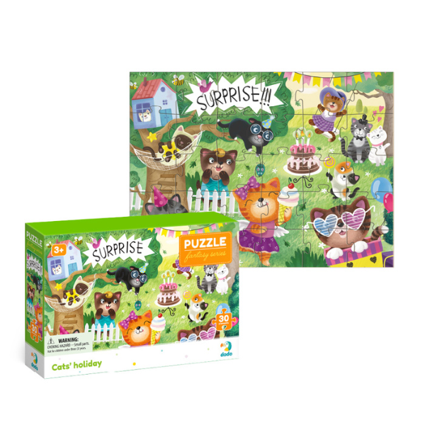Puzzle "Petrecerea pisicuțelor", seria Fantasy, 30 elem.