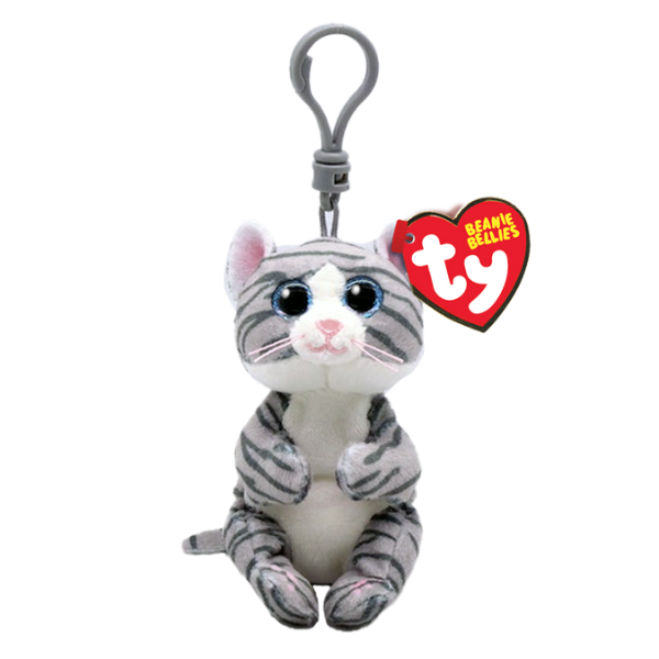 Брелочек - Кошечка Mitzi 12 см (Beanie babies clip)