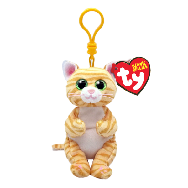 Breloc – Pisică Mango 12 cm (Beanie babies clip)