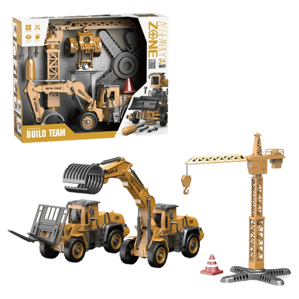 Set de joacă "Tehnică de construcție" 2 în 1