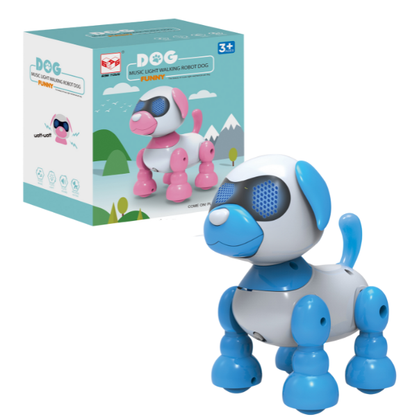 Câine-robot cu lumină și sunet, in as.