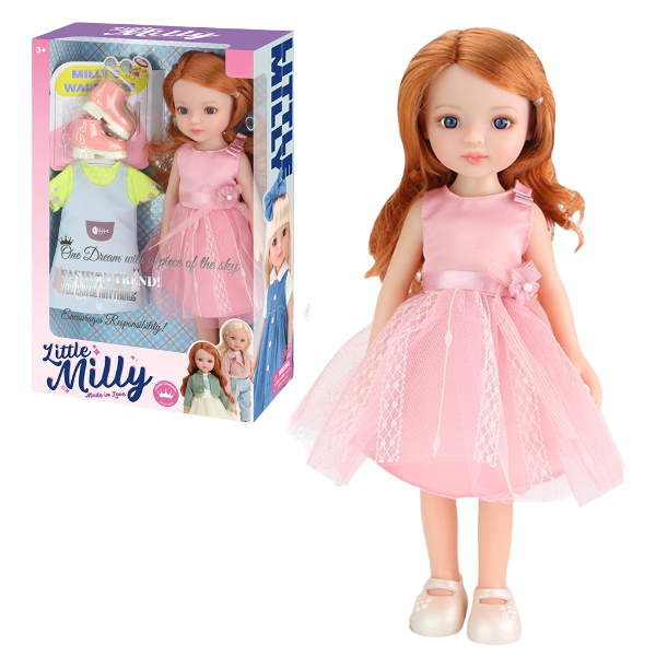 Păpușa "Mica Milly" cu două ținute, 33 cm
