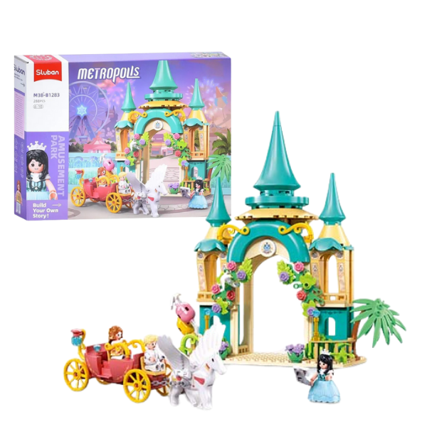 Set de construcție "Castel cu trăsură", 288 elem.