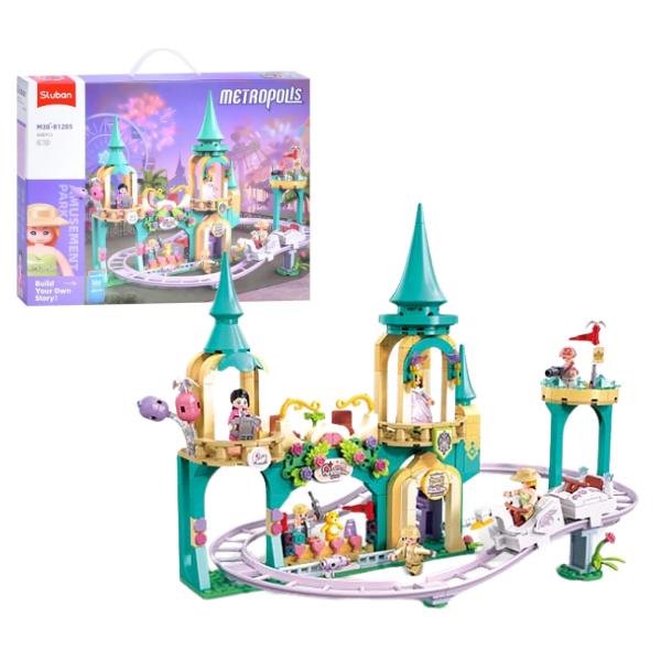 Set de construcție "Parc de distracții", 448 elem.