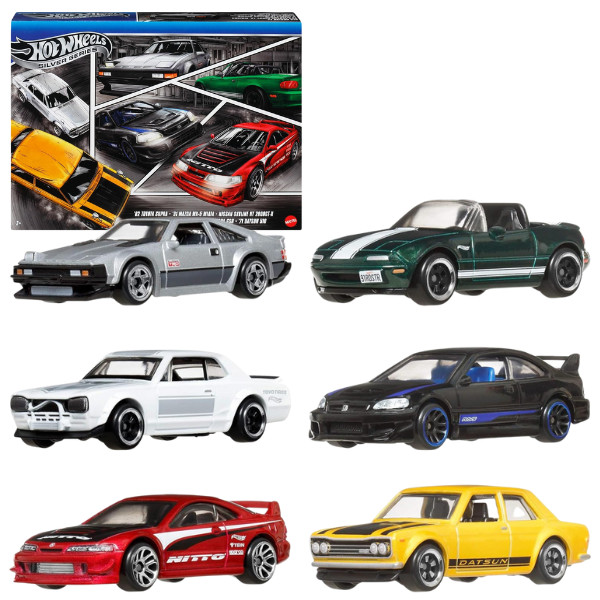 Set de mașinuțe colecționabile Hot Wheels „Străzile Japoniei” 1:64