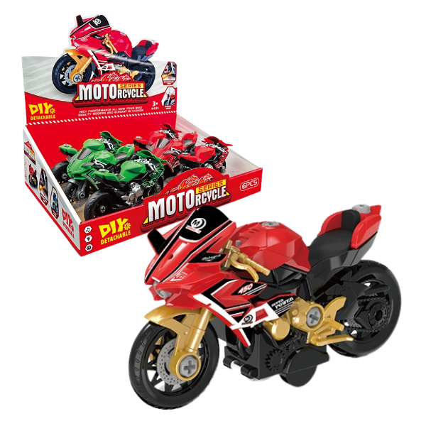Set DIY "Motocicleta inerțială", 2 modele