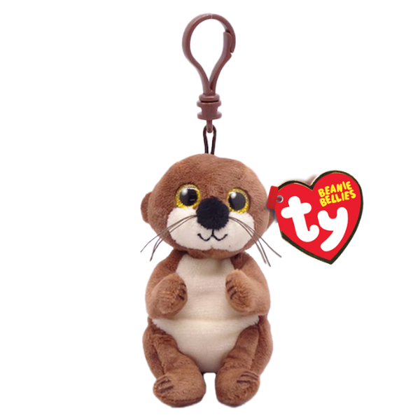 Breloc - Vidra Mitch 12 cm (Beanie Bellies Clip)