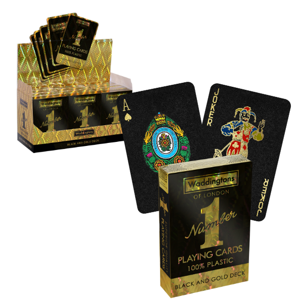 Карты игральные Waddingtons No. 1 "Black And Gold Deck"