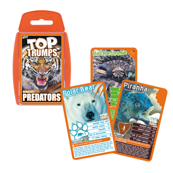 Настольная игра Top Trumps "Хищники" (англ.)
