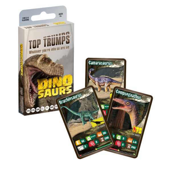 Joc de masă Top Trumps "Dinozauri" (en)
