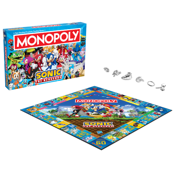 Настольная игра Monopoly "Sonic the Hedgehog" (англ.)