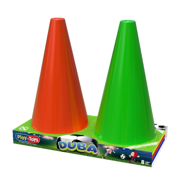 Set de conuri colorate, ass. (8 piese)