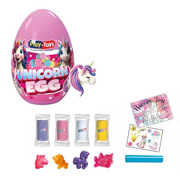 Set de modelare în ou "Unicorn"