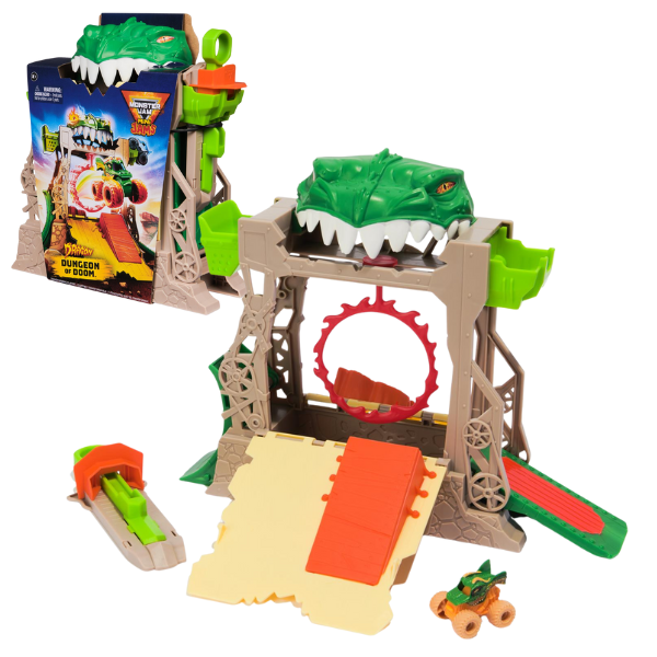 Игровой набор Monster Jam "Dragon Dungeon of Doom" 1:87