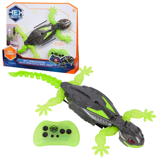 Robot-gecko HEX BOTS cu telecomandă
