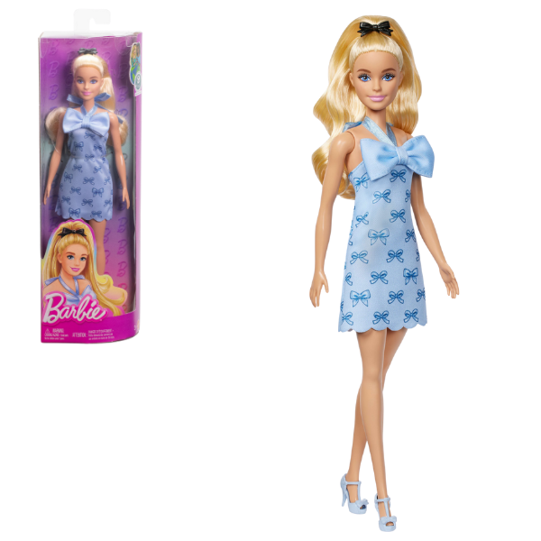Кукла Barbie "Голубые бантики"