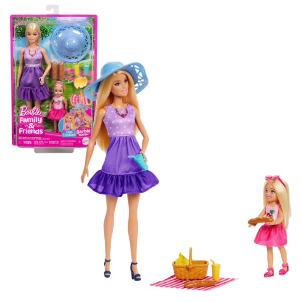 Păpușa Barbie "Malibu și Chelsea", cu accesorii