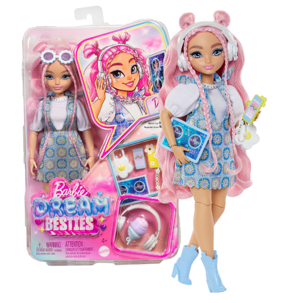 Păpușa Barbie Dream Besties "Daisy Jean" cu accesorii