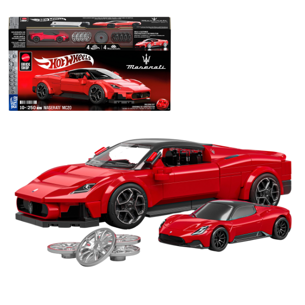 Set de construcție Hot Wheels – Maserati MC20, scara 1:32